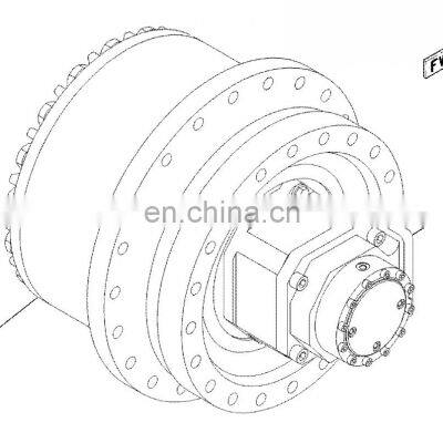 In Stock Excavator Parts 365C Final Drive 199-4726 365C 365BL Travel Motor 199-4662 For CAT