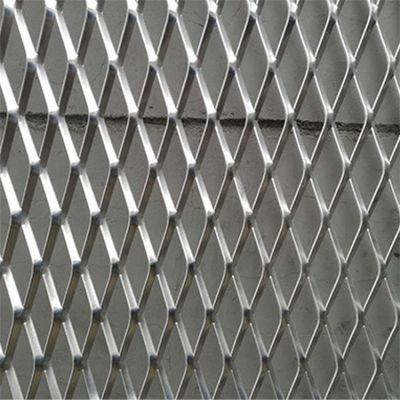 Construction diamond aluminum plate mesh, galvanized tensile mesh, metal decorative punching mesh