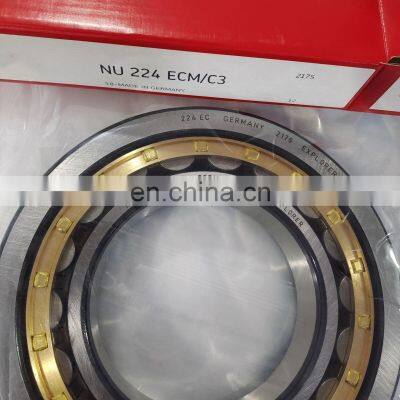 China High quality Cylindrical roller bearing NU 224 ECM size 120*210*45mm NU 224 ECM/C3 single row bearing in stock