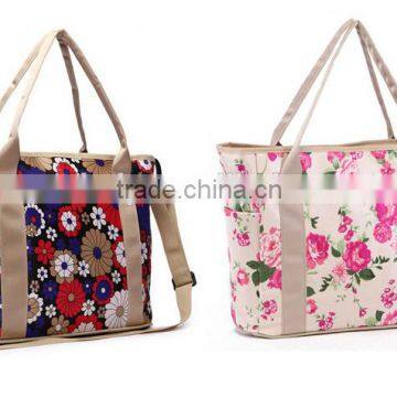 Printed Canvas Diaper Bag photo-2