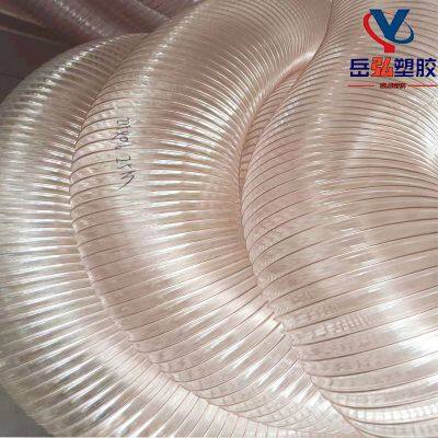 Source Factory PU Copper-plated Steel Wire Air DuctHigh Temperature and Wear-resistant Vacuum Pipe photo-3