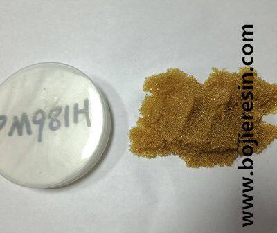 Special chelating resin for tungsten extraction