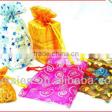 gyssien 2013 fashionable cusomized Organza gift pouch for promotion