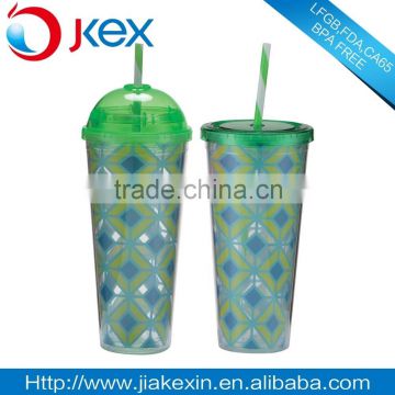 32OZ plasitc double wall drinking tumbler