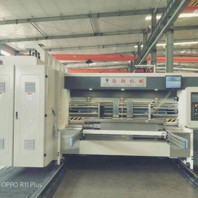 Speed Printing Die Cutting Corrugated Box Making Machine for 3/5/7 Ply Paperboard photo-3