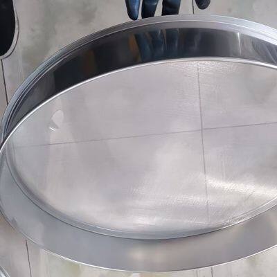 Stainless Steel Round Sieve Chinese Medicine Screen Sand Ultra-fine Filter Screen Standard Sample Screen photo-3