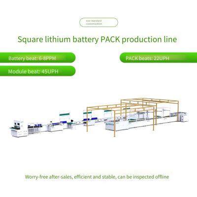 Fully Automatic Production Line for Square Shell Battery, Soft Pack Battery Module Pack, and Assembly Line Body for Household and Outdoor Energy Storage photo-2
