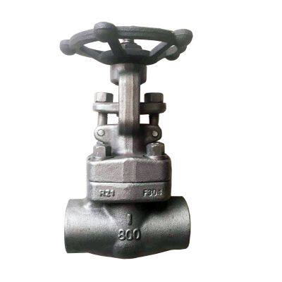ANSI Socket or Butt Welding Forged Steel Gate Valve Class 800 Socket Welded A105 Wedge Gate Valve