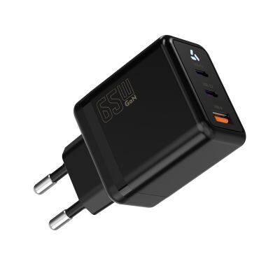 65W USB-C GaN Wall Charger PD Fast Charging Adapter EU US Plug for Laptop Smartphone and Travel photo-2