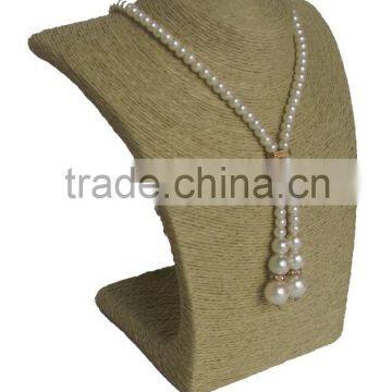 hot selling originality paper twine mannequin jewelry display