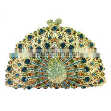 luxury and noble diamante clutch purse