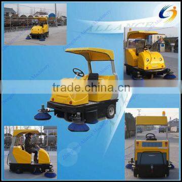 TUV,BV compact street road sweeper with battery powerd