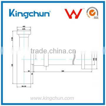 Bathroom Brass Basin Sink Tap Bottle Waste Trap Drain Kit photo-2