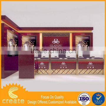 Good Quality Cute Fashionable Red Wine Display Stand Hot Sale Acrylic Watch Display Cabinet photo-2