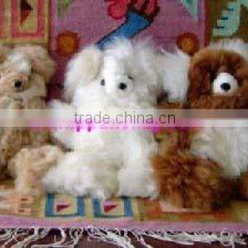 Teddy Bear Toy fur Baby Alpaca 8" Peru