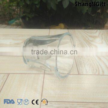 300ml Clear Glass Candle Holder With Ears photo-3