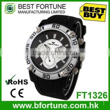FT1326 China Factory 24 Hour Day Function 3 Atm Silicone Analog Watch