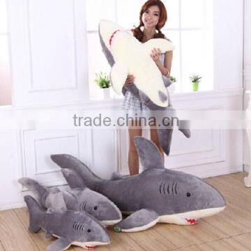 Promotion Soft Shark Shape Plush Toy Custom Stuffed Toy