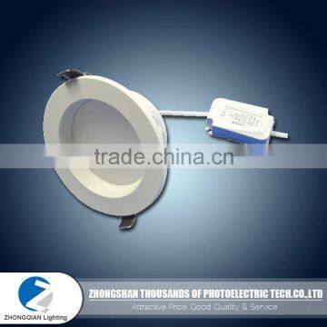 High quality 20W 60lm/w milky round led ceiling downlight