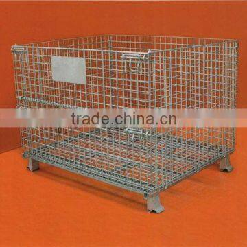 High quality galvanized collapsible storage cage(manufacturer)