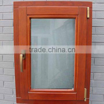 Wood Glass Balcony Window/windows Model in House