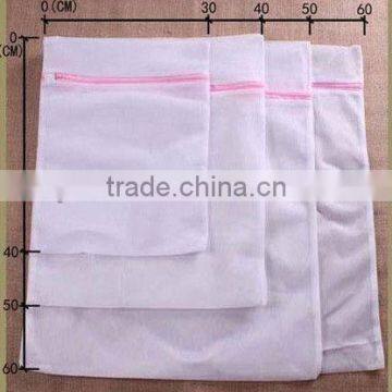 zipper closure mesh laundry bag with different size