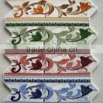 25x8cm Arrow Listello Border Ceramic Wall Tiles