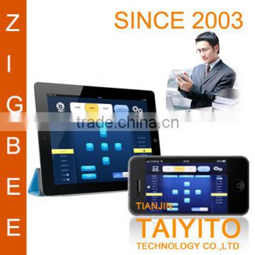 Mobile control TYT smart home automation control solutions Free app Zigbee smart touch controls