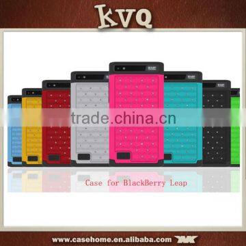 Various Colors 2 in 1 TPU+PC Silicon Back Cover for Blackberry Leap Z20