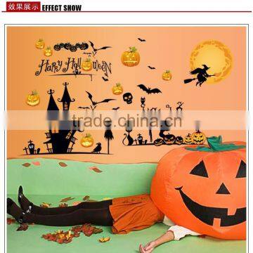ALFOREVER PVC Halloween Big Size Sticker,pvc Halloween Decals photo-3