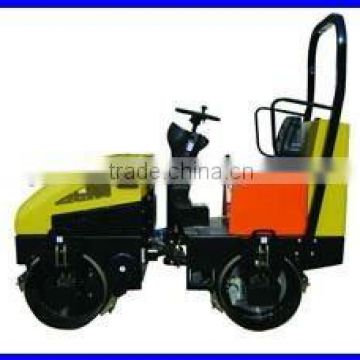 hydraulic vibratory mini road roller,ride-on double drum road roller,Japan engine and bearing 20HP,NSK bearing