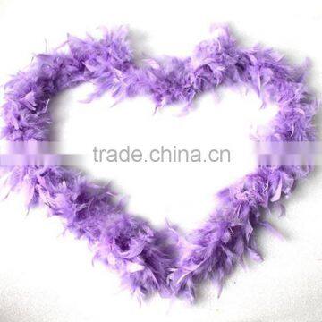 Purple Feather boa wholesale , turkey feather boa for carnival decoration