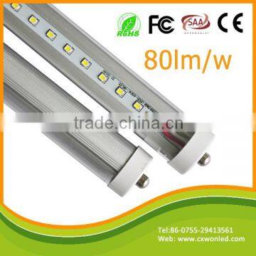 5ft t8 tube 25w high brightness ce rohs led 1500mm tube8 with single pin