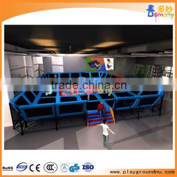 Reliable factory high quality indoor trampoline playground equipment