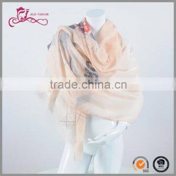 Wholesale colorful spring costume shawl scarf,printed chiffon scarf