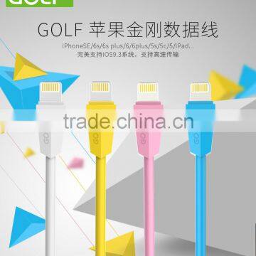 GOLF Original Diamond Series1.5A 1M Quick Charge And Data Cable For Iphone 6 photo-4