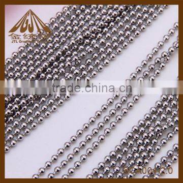Fashion 2.0mm Stainless Steel Round Ball Chain