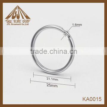 Fashion high quality 25mm split keyring round