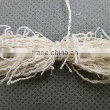 100% cotton pigtail yarn 1/2.7NM