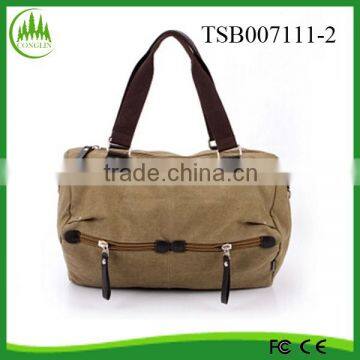 2016 Wholesale YIwu fancy luggage bag cheap Canvas Travel Bags