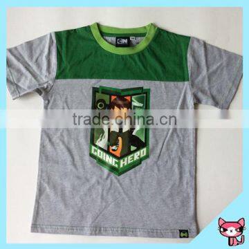 Fashion Top kids short sleeve wholesale boy t shirt