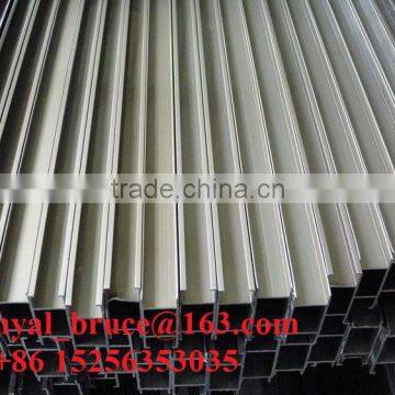 6063 T5 Silver Electrophoresis Aluminum Profile