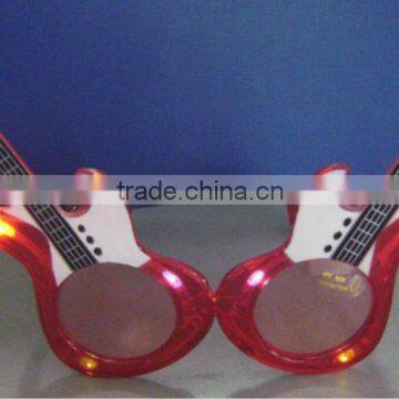 LED Flashing Guitar Glasses for Parties and Holidays