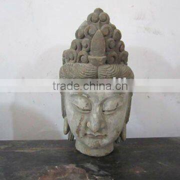 wood Guanyin head