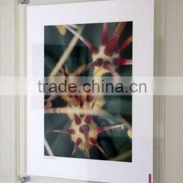 Acrylic wall mounted photo frame for retial and wholesale