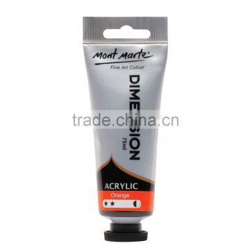 Mont Marte Dimension Acrylic Paint 75mls - Orange