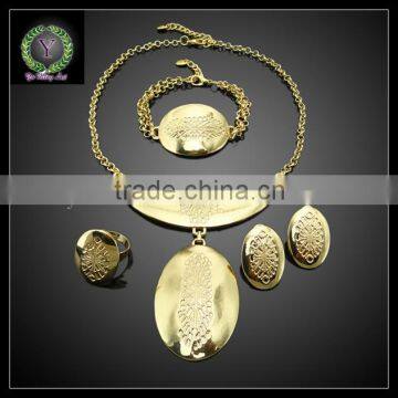 2016 New Arrival African Gold Plated Jewelry set which for Wedding jewelry set Match Clothes BHK649