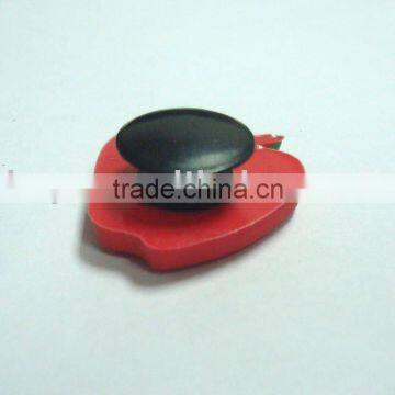 Selling transparent and black ABS shoe buckle