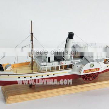 PADDLE STEAMER SKIBLADNER CRUISE SHIP WOODEN MODEL BOAT