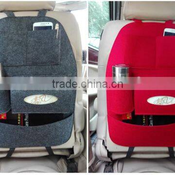 Multifunctional Backseat Kick Protectable Car Felt Hanging Organizer